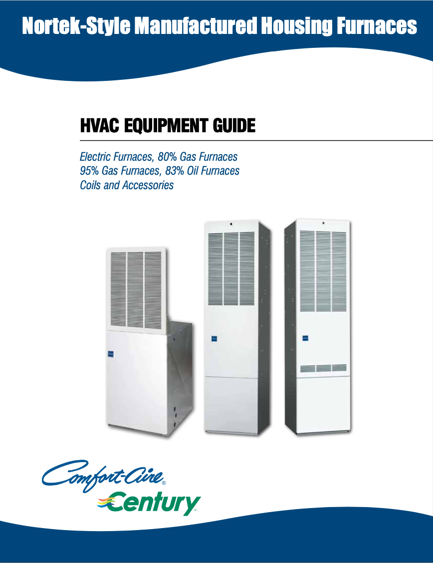 Comfort-Aire Manufactured Housing HVAC Equipment Guide