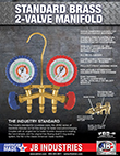 JB Industries M2 Standard Brass Manifold
