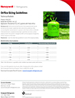 Genetron R422D Orifice Sizing Guildelines - Technical Bulletin