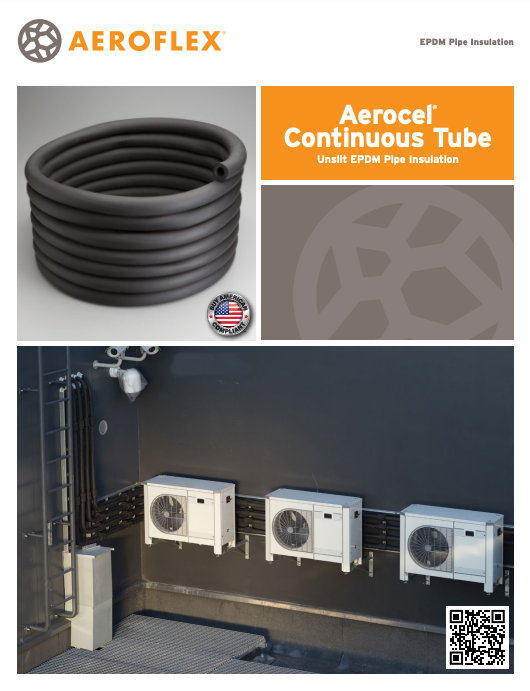 Aerocel Continuous Tube: Unslit EPDM Pipe Insulation