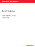 R404A/R507A to R448A Retrofit Guidelines