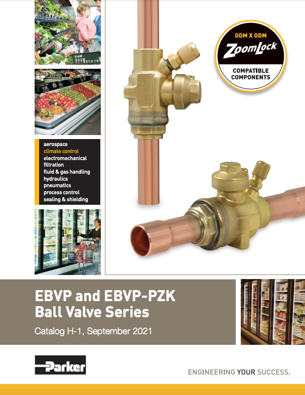 Sporlan Catalog H-1 - EBVP and EBVP-PZK Ball Valve Series